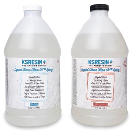 Liquid Stone Ultra UV | 1 Gallon Kit (Combined) | UV Resistant Coating Epoxy Resin