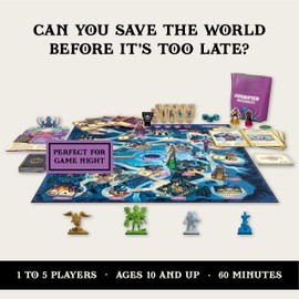 Ravensburger Horrified Games - World of Monsters - Strategy Board Game - Boost Critical Thinking & Teamwork - Cooperative Gameplay - Unique Monster Challenges - 1 to 5 Players - Adults & Kids 10+