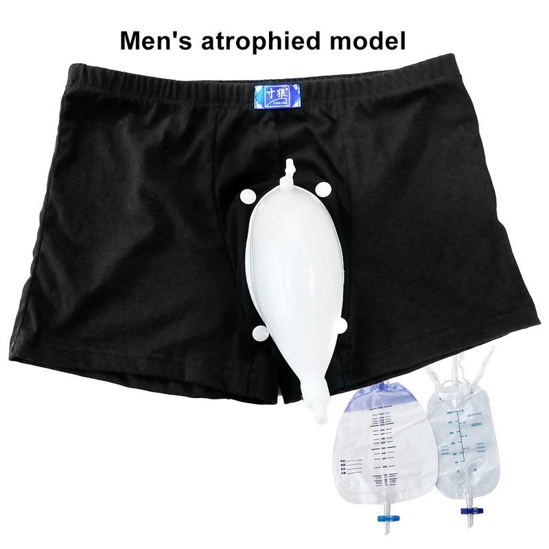 Male External Urine Collector for Bedside & Travel Use –