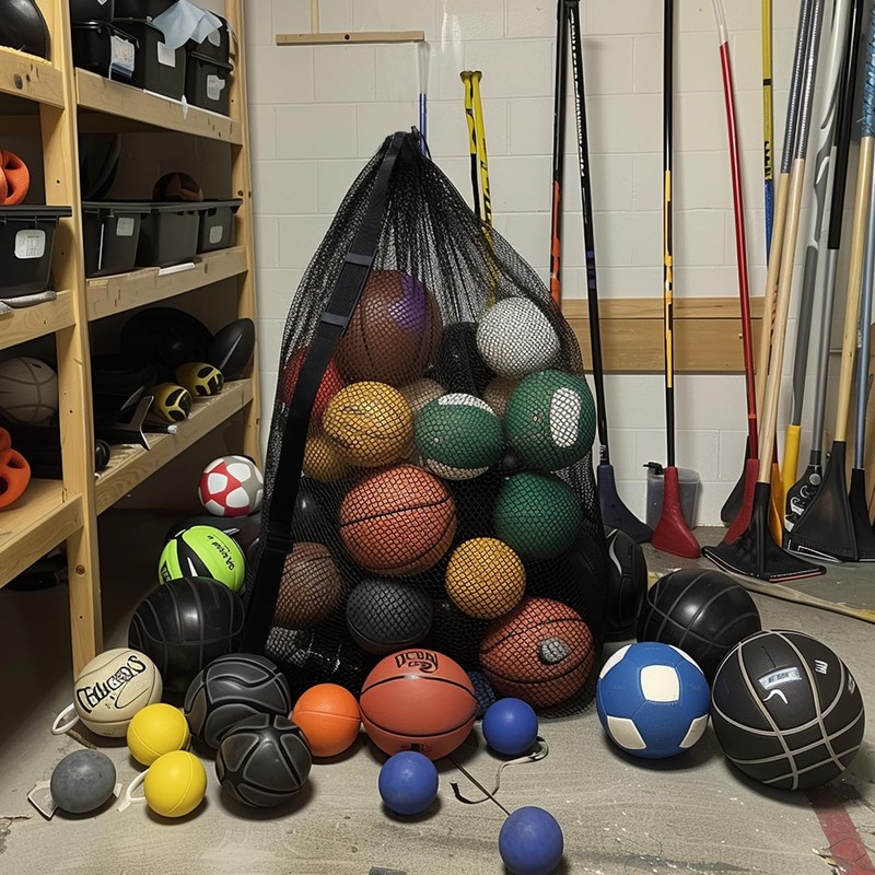 DoGeek Ball net for 10-15 balls, net for sleeping bag,