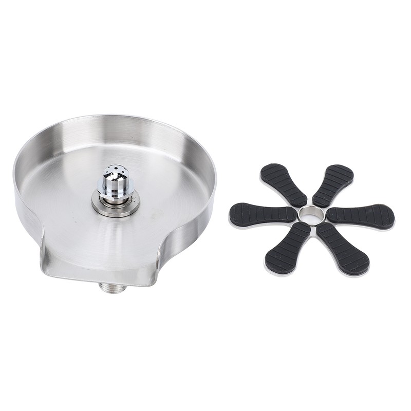 Automatic Cup Washer High Pressure Glass Rinser Press Type Stainless