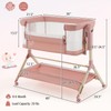 BABY JOY Bassinet, 3 in 1 Rocking Bedside Bassinet w/Storage