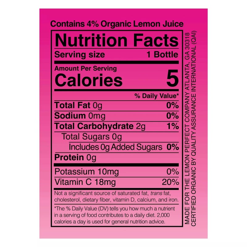 Lemon Perfect Lemon Water Dragon Fruit Mango 15.2 fl oz