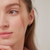 Gold & Deer 14K Gold Field Grain Chewy Ring Earrings