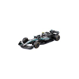 Bburago - Mercedes-AMG W16 2025#12 Antonelli, Auto Diecast in Scala 1:43 con Teca Espositiva, Replica Dettagliata F1 Mercedes, Basetta Inclusa, Licenza Ufficiale, Età Consigliata 14+ Anni