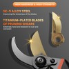 8.3” Secateurs, Bypass Pruning Shears with Replacement Blades and Springs,