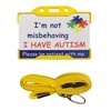 Im Not Misbehaving Autism Lanyard - Available in Seven Colours