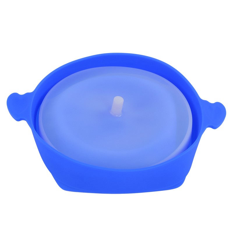 Microwavable Popcorn Bowl with Transparent Lid and Handle Collapsible Silicone