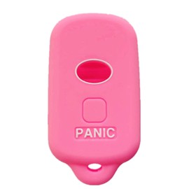 Rpkey Silicone Keyless Entry Remote Control Key Fob Cover Case protector Replacement Fit For 1999-2009 Toyota 4Runner 2001-2008 Toyota Sequoia HYQ12BBX HYQ12BAN HYQ1512Y(Pink)