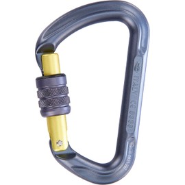 Climbing Technology K-Classic Carabiner with Sliding Sleeve Anthracite Light Green