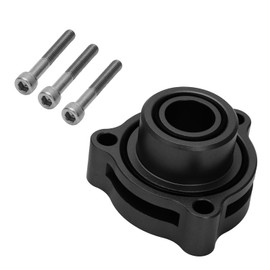 WIKIBB Blow Off Valve Adapter BOV Adapter Compatible with 2019+ Ford Mustang Bronco Explorer Ranger 2.3L 2.7L 3.0L EcoBoost Engine- CNC Billet Aluminum Black