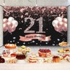 Trgowaul 21st Birthday Decorations for her - Rose Gold 21st
