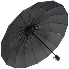 iX-brella Pocket Umbrella 16 Pieces with Hand Opener, black, Pocket umbrella hand opener