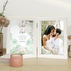 Afuly Photo Frame, 2 Sides, 2 Ls, White Photo Frame,
