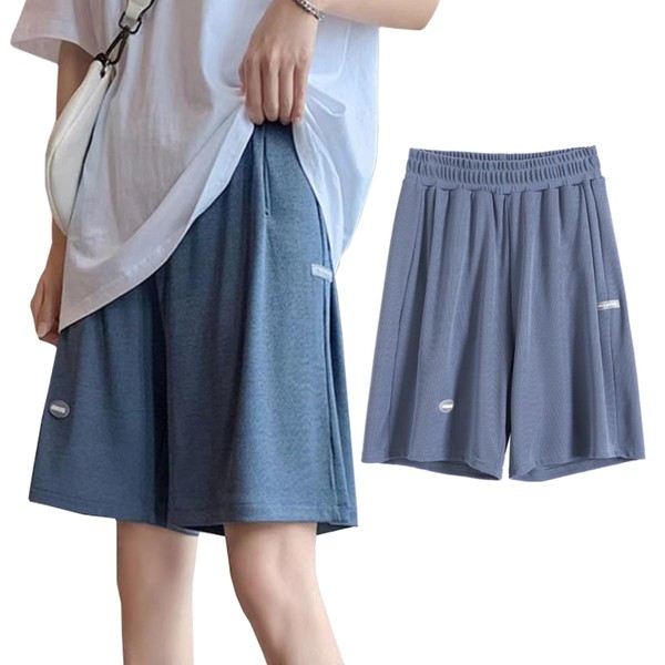 Women's shorts, half pants, cool sweatshirt, roomwear, bottoms, loungewear, summer,