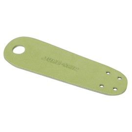 Sure-Grip Leather Roller Skate Toe Guards - Durable Protection & Universal Fit - Comes in Options - Ideal for Skating Maintenance & Personalization - Sold in Pairs (Light Green)