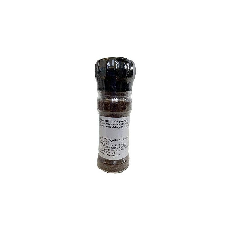 Salty Wahine Gourmet Hawaiian Sea Salts, Fiery Dragon Fruit &