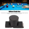 Portable Magnet Billiard Cue Chalk Holder with Stainless Steel Fixed