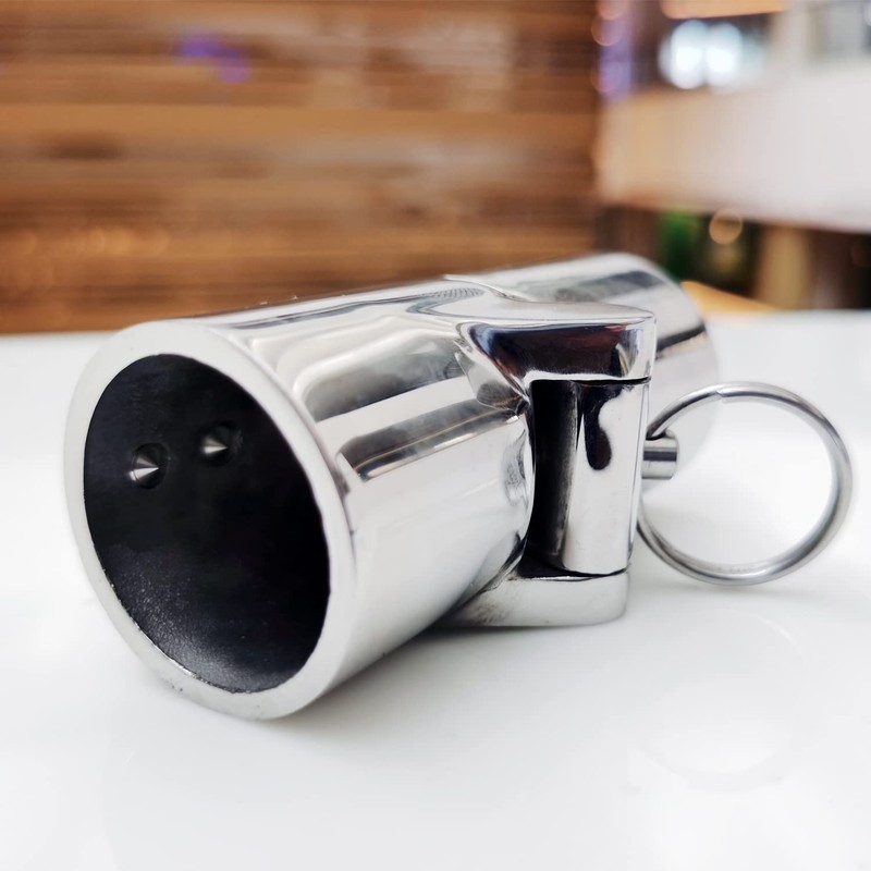 RedSnake Stainless Steel Marine Grade Boat Railing Pipe Connector Folding