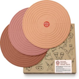 Pottery Head Pottery Bats for Pottery Wheel - Set of 3 Round 12" Pottery Wheel Bats with Guiding Lines - Clay Tools, Ceramic Tools & Pottery Wheel Accessories - Universal Pottery Bats for Throwing - size: Round