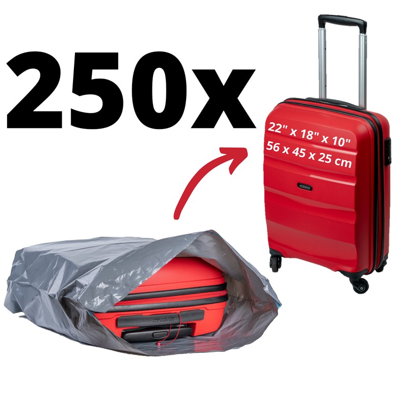 Large Postage Bags by Calzette Extra Strong Polythene Grey Mail