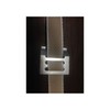 plastik2 10 x Silver Iron Roller Shutter Hooks Hanging Rail