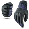 JAUNTY Guantes de Moto de Verano, Guantes de Cuero para