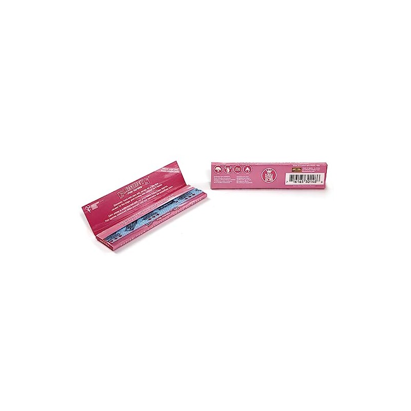 Elements PINK size 1 1/4 rolling paper - 10 booklets