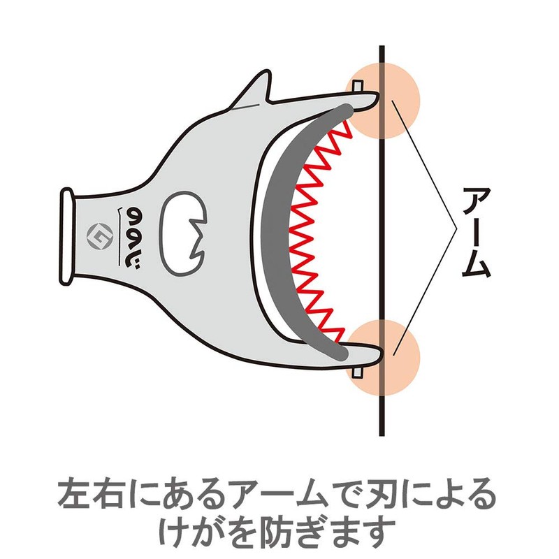 ののじ 皮むき トマト ピーラー III レッド TMP-03
