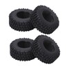 4PCS RC Wheel Tire Rubber Tyre 51mm Diameter for Axial