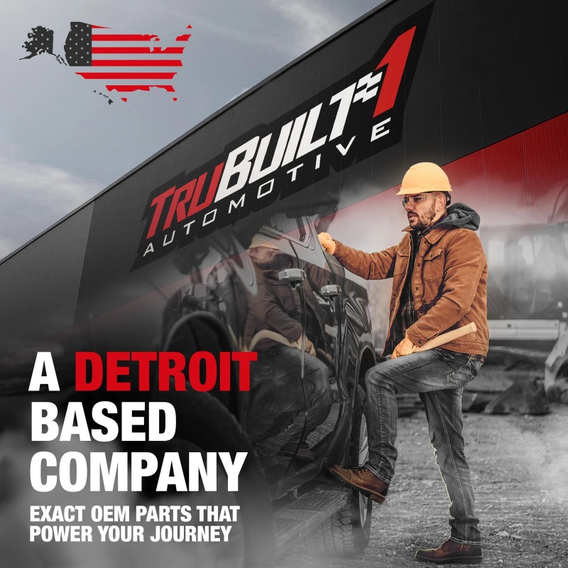 T1A Tailgate Hinge Kit for Dodge Ram - 4-Piece Set,