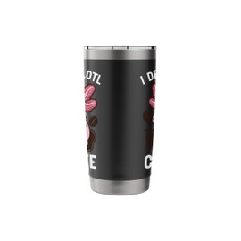 I Like Coffee Alotl Anime Axolotl Kawaii Coffee Addict Stainless Steel Insulated Tumbler