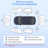 SHINELINERS 8pcs Car Window Shades for Nissan Sentra 2014-2019 Accessories,Windshield