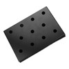 Smoker Box Black V Shape Stainless Steel Anti Stick Large