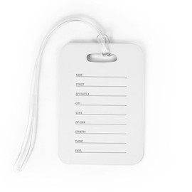 ChalkTalkSPORTS Golf Luggage & Bag Tag | Golf Course | Standard Lines on Back | Medium