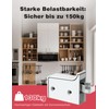 Mellbree Wardrobe Hanger Wall Mount - Adjustable, 150 kg Load