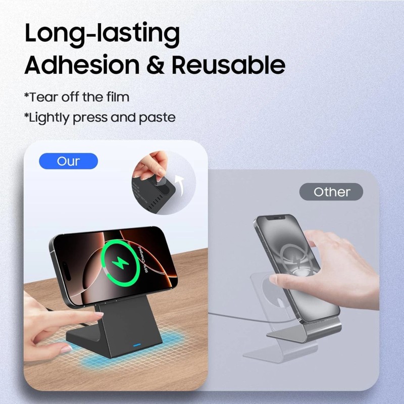 JIAFA 20w Fast Mag-Safe Charger Stand,Stickabl