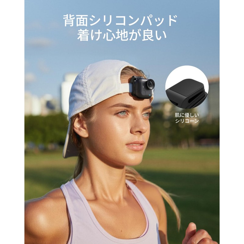 TELESIN Inta360 GO Ultra Multifunctional Hat Clip Backpack Clip Magnetic