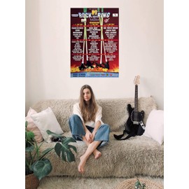 Rock AM Ring & Park - Dino Gesamtposter, Rock am Ring 2004 » Concert Poster | Live Concert Event | DIN A1