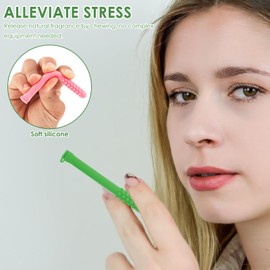 Ghshanog 3Pcs Chewable Breathers Stick,Chewable Essential Oil Breath Stick for Aromatherapy on The Go,Chew-able Puffer for Focus & Clear Respiratory Function