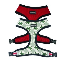 Pronto Petwear Ohio State | Buckeyes Football Stripe Reversible Pet Harness L