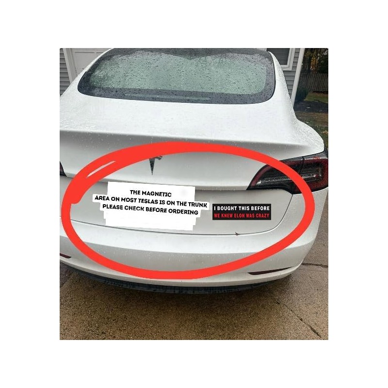 Anti Elon Bumper Magnet for Car - I Bought This