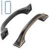 KOOFIZO 10 Pack 3 Inch Oil Rubbed Bronze Kitchen Cabinet