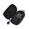 Chums Recycle Oval Key Zip Case, Black