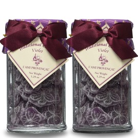 Violet French Hard Candy L'Ami Provencal Hard Candy, 2 Pack of 5.3 oz