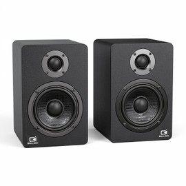 IBALL·BOX H1 Computer Speakers for Desktop PC, Monitor & Laptop, 60W Powered 2.0 Stereo with Bluetooth, 24-Bit USB-C DAC, Optical, 3.5mm AUX, Bass/Treble Control, Black