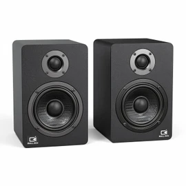 IBALL·BOX H1 Computer Speakers for Desktop PC, Monitor & Laptop, 60W Powered 2.0 Stereo with Bluetooth, 24-Bit USB-C DAC, Optical, 3.5mm AUX, Bass/Treble Control, Black