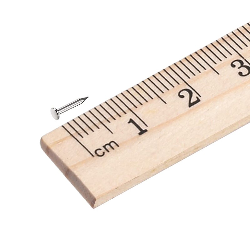 sourcing map Pack of 800 Small Tiny Hardware Nails Carbon