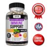Immune System Booster, Vitamin C, Elderberry, Zinc, Probiotics, Echinacea