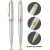 CROSS BAILEY MEDALIST 23KT GOLD AND POLISHED CHROME BALLPOINT PEN